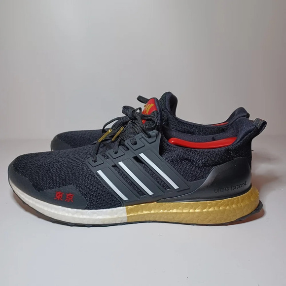 Adidas UltraBoost DNA Tokyo 2020 Black Mens Size 12.5 (FY3425) (137 Box 17) - Picture 2 of 9